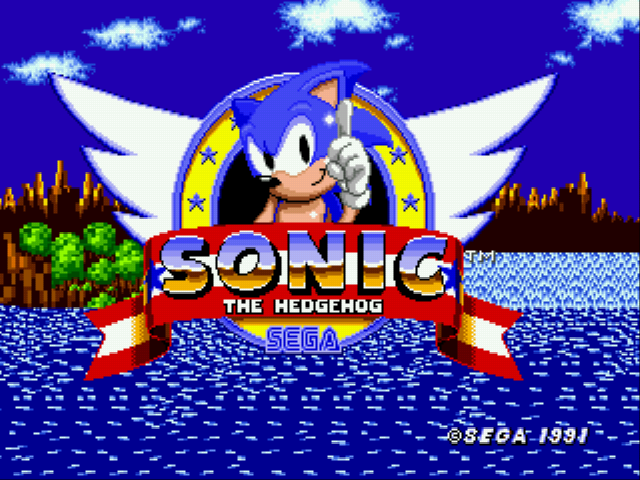 Chip McCallahan in Sonic the Hedgehog Title Screen